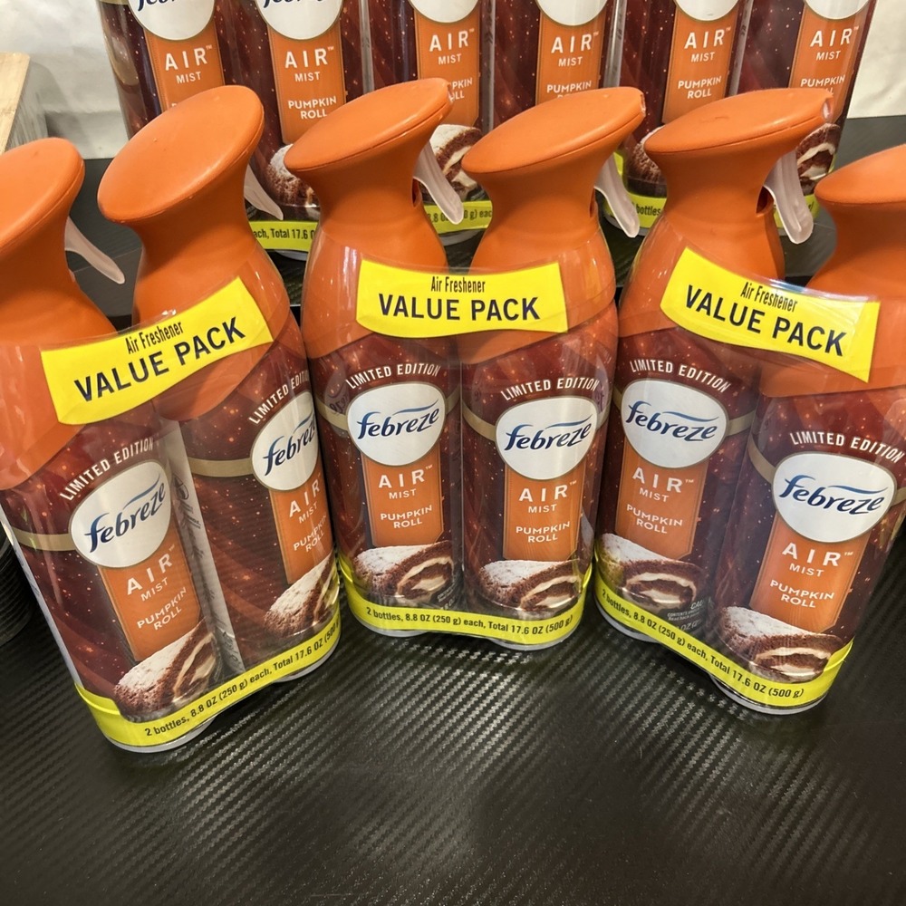 Febreze Air Mist Air Freshener Pumpkin Roll Limited‎ Edition 8.8 oz Lot Of 6